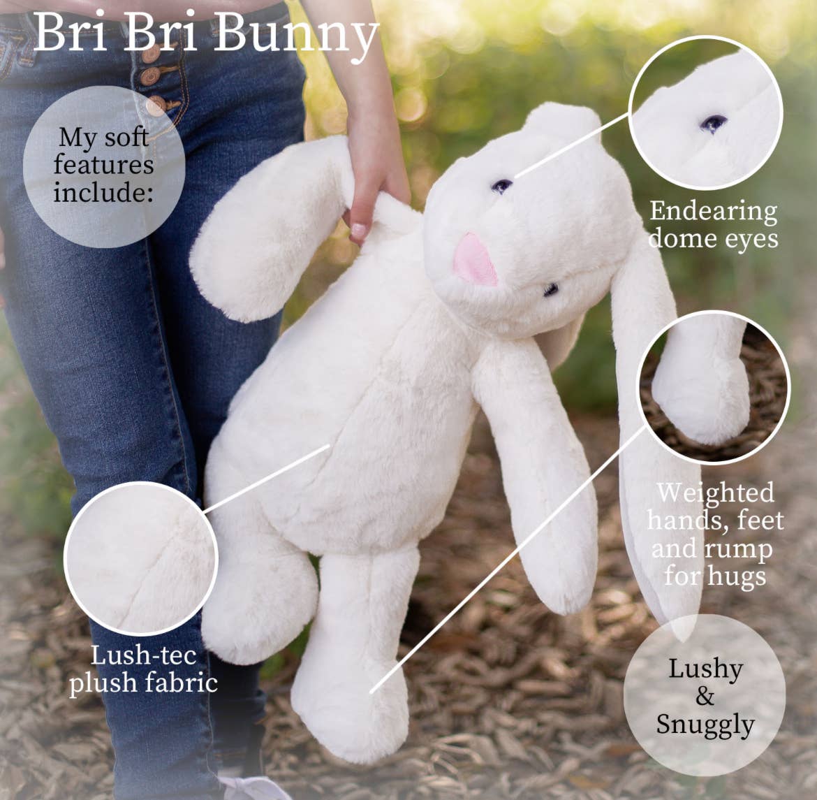 Worlds Softest Cream Bunny 16"