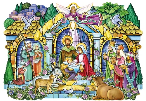 Nativity Window Cracker