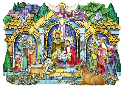 Nativity Window Cracker
