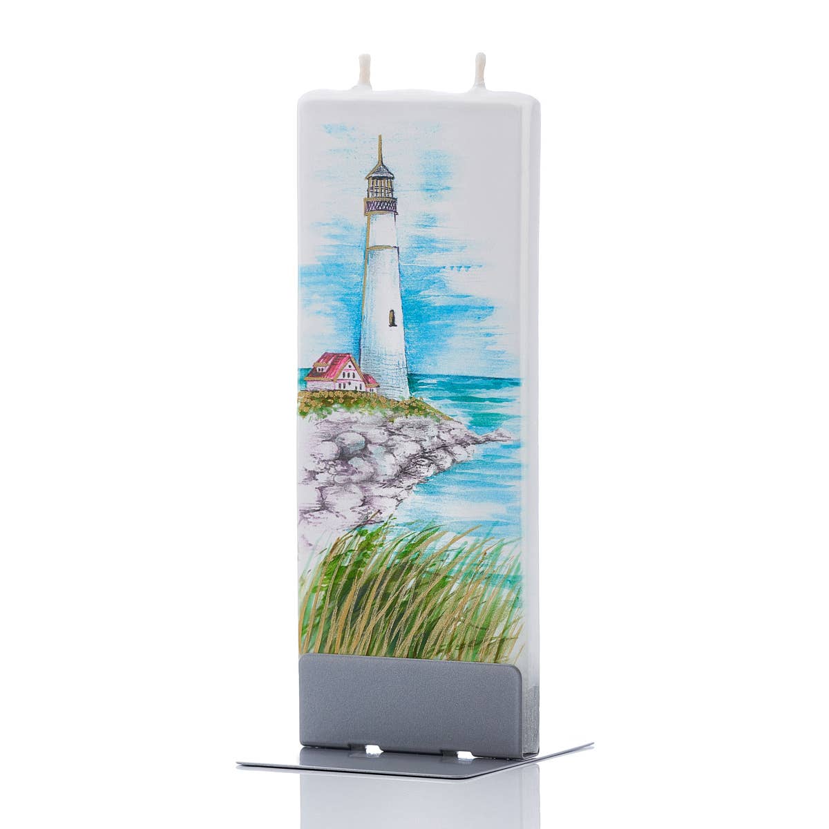 Flat Handmade Candle-Lighthouse