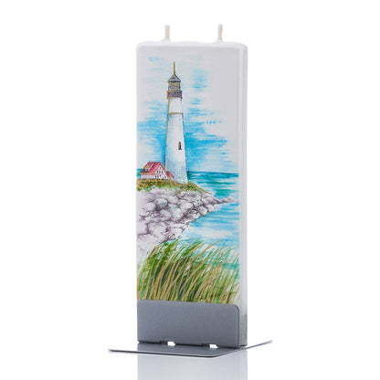 Flat Handmade Candle-Lighthouse