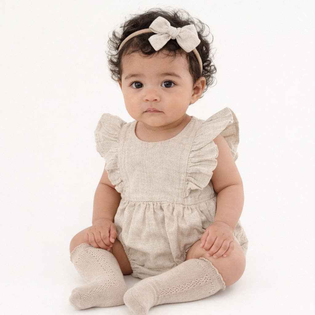 Gabriella Sleeveless Romper 3pc Set