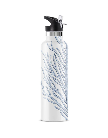 Akoa | Blue Ocean Coral 25oz Insulated Water Bottle Flask