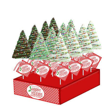 Drizzle Nonpareil Tree Rice Treat Pops - Assorted