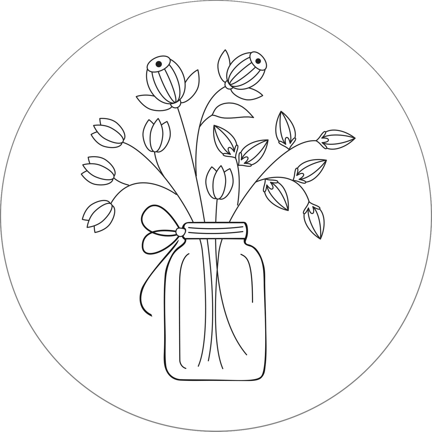 Blooms & Succulents Embroidery Pattern Transfers