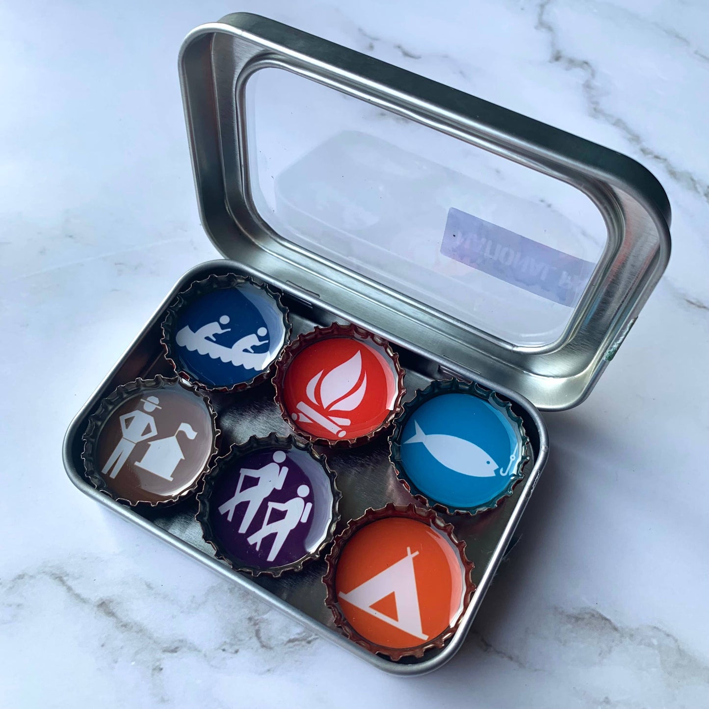 National Park Magnets - Spring decor, Handmade & Eco-friend 