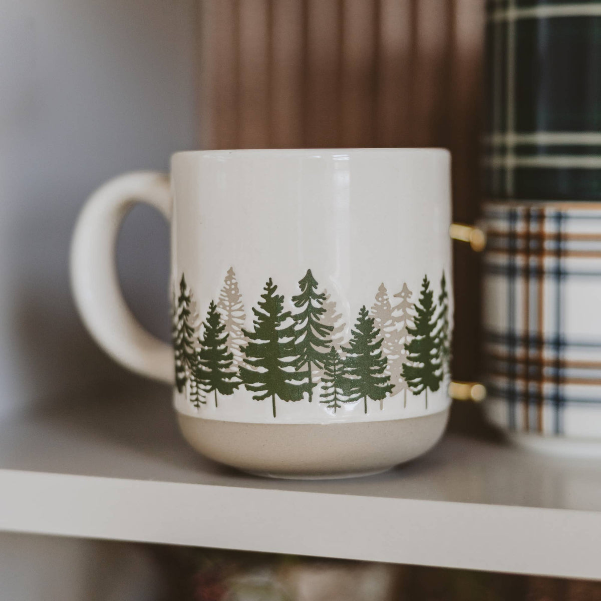 Forest Stoneware Coffee Mug - Home Decor