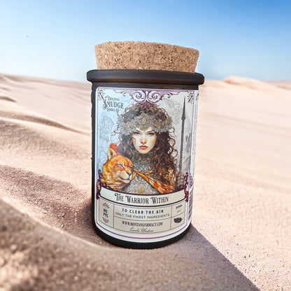 The Warrior within Celtic Queen Smudge Candle