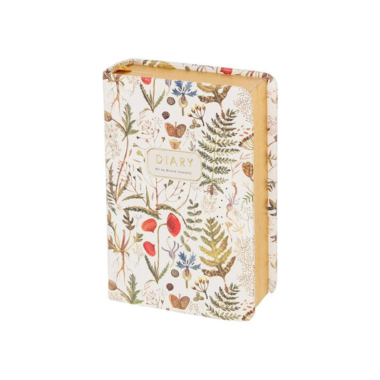 A7 Vegan Leather Pocket Planner -Greens and Flowers
