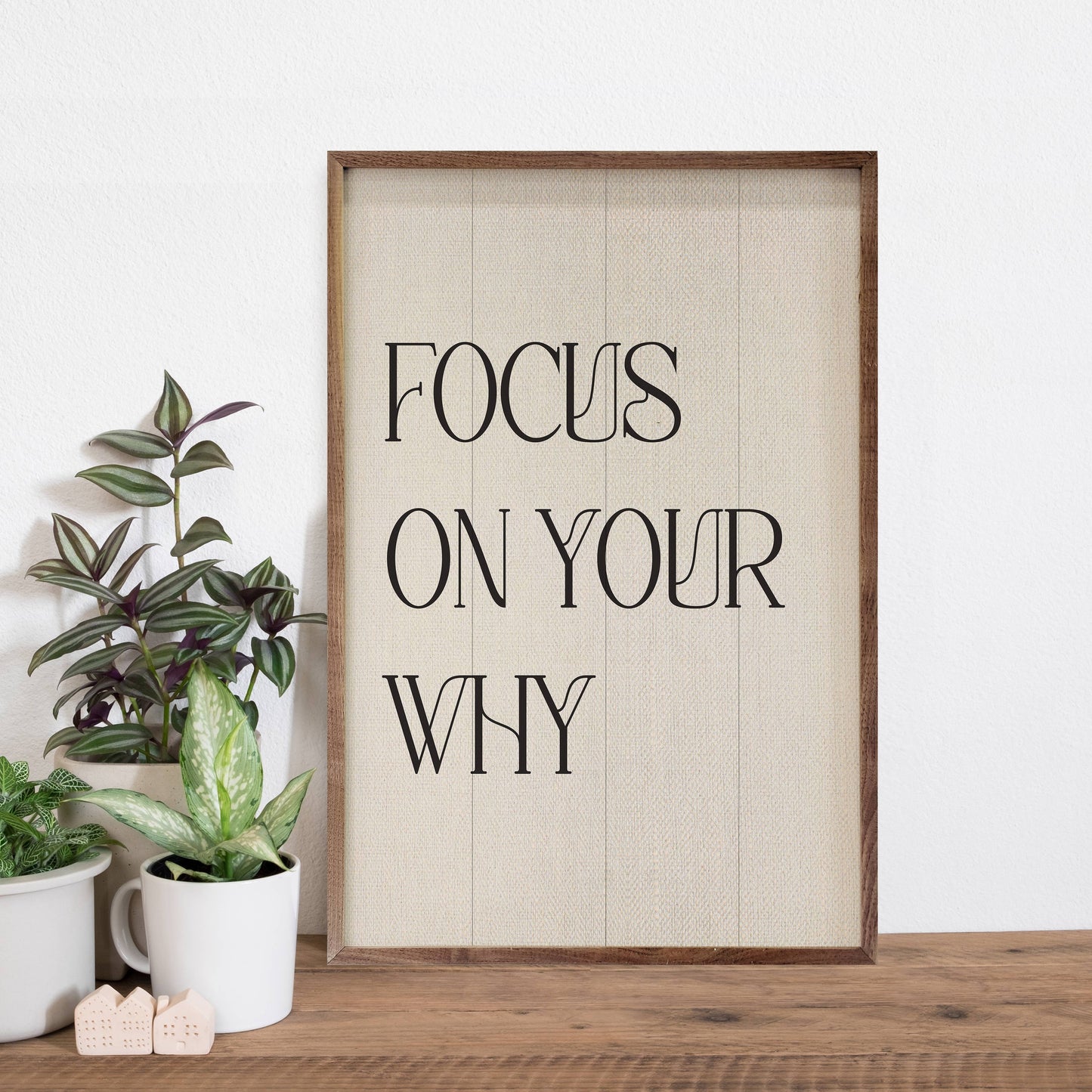 Focus On Your Why White