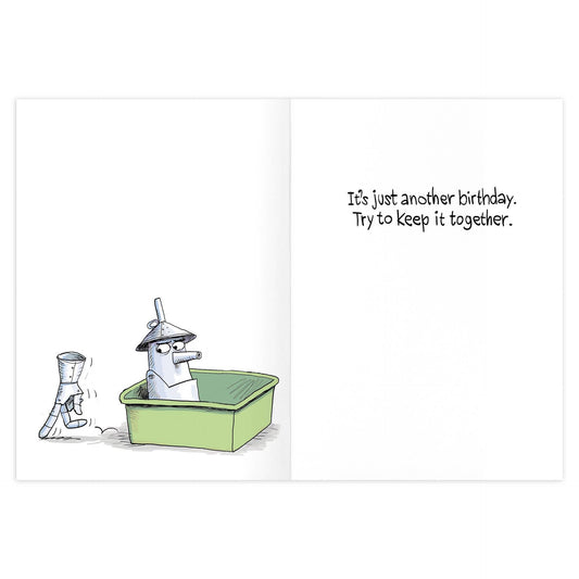 Try To Keep It Together Birthday Card