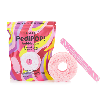 Spongellé | Navidad 2025 | Regalos para Navidad | Regalos - Pack surtido de limas y pulidores de uñas PediPOP | Belleza natural
