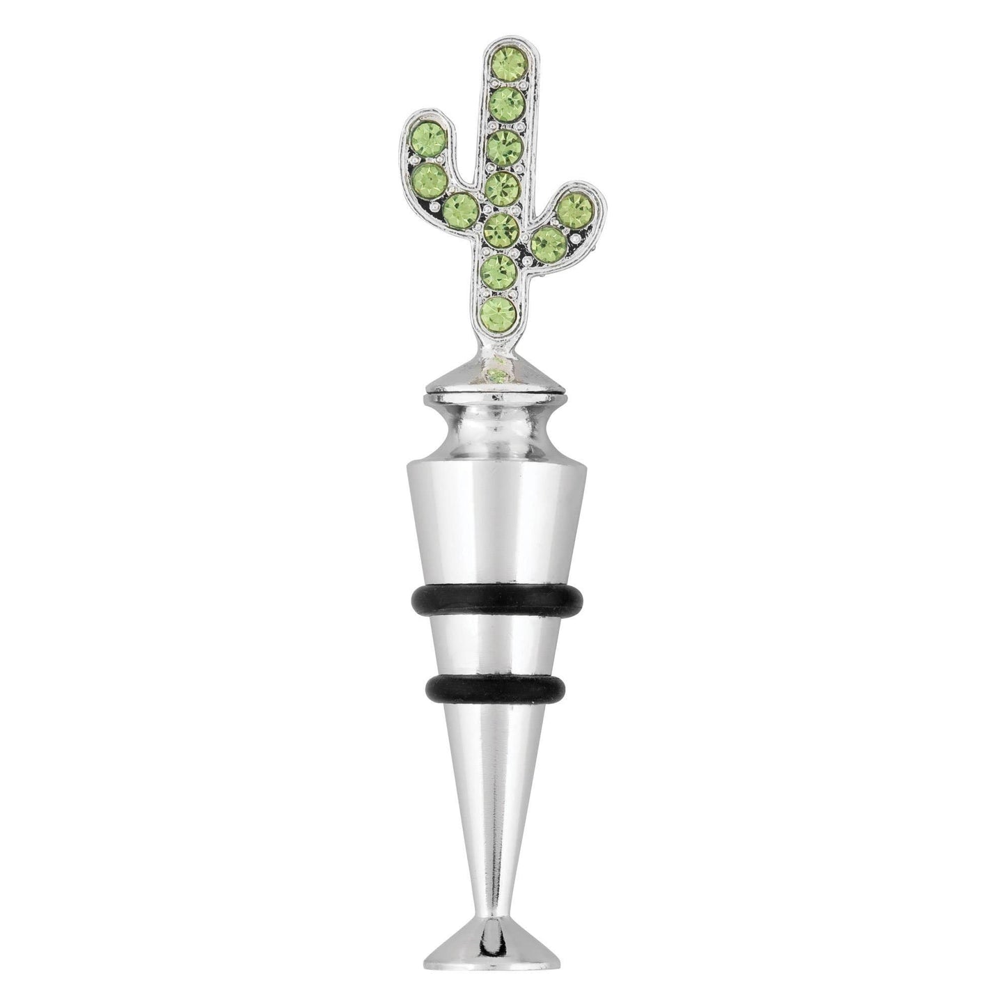 Crystal Cactus Wine Bottle Stopper