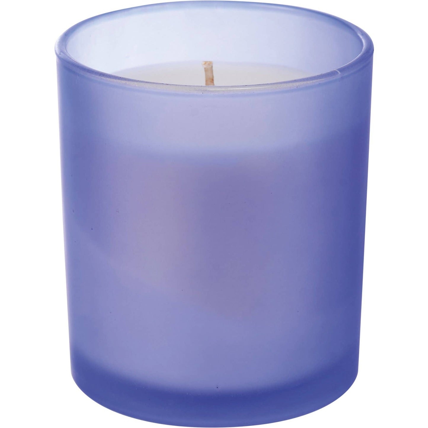 Inhale Blu Glass Candle
