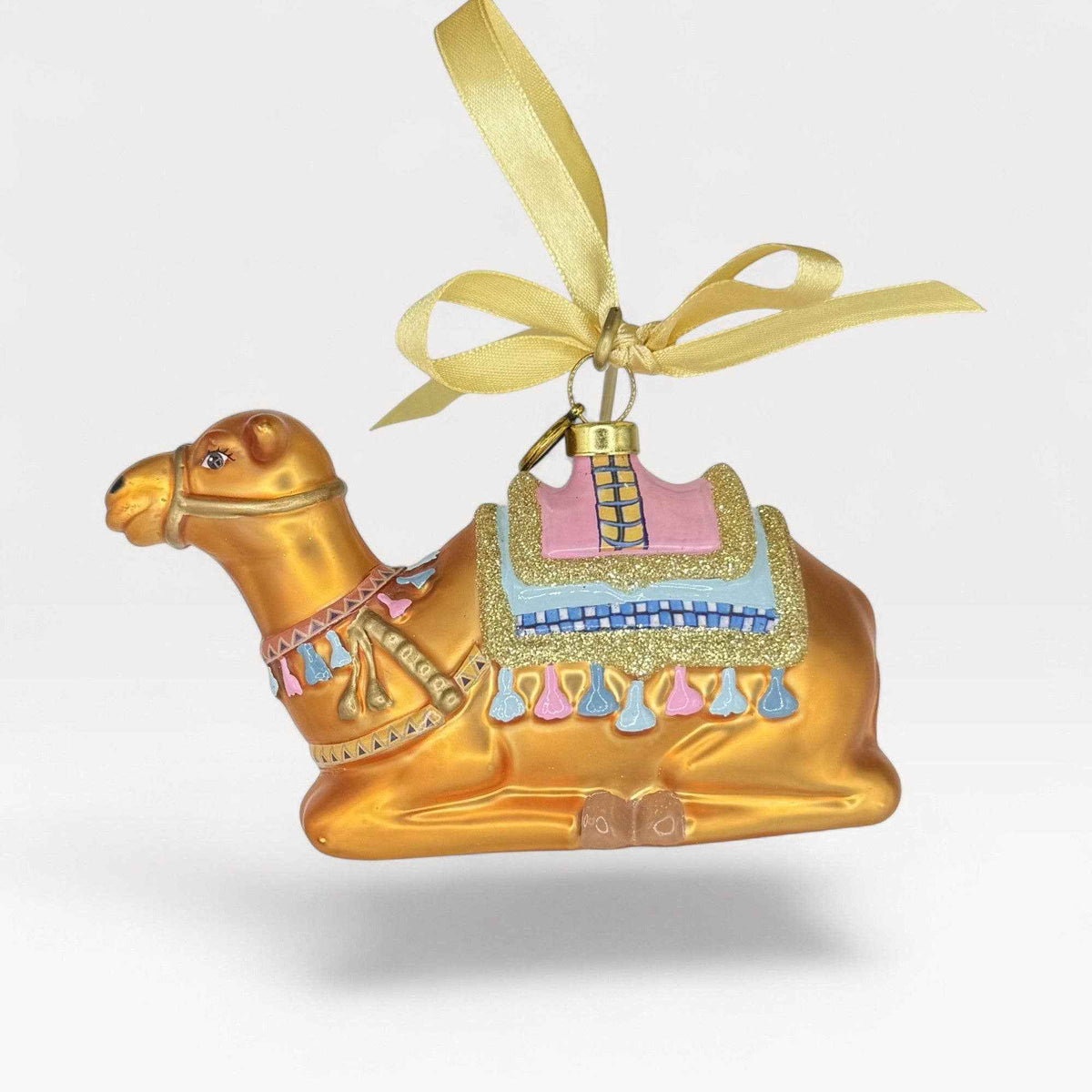 Nativity Camel Blown Glass Christmas Ornament – 2026 First Edition