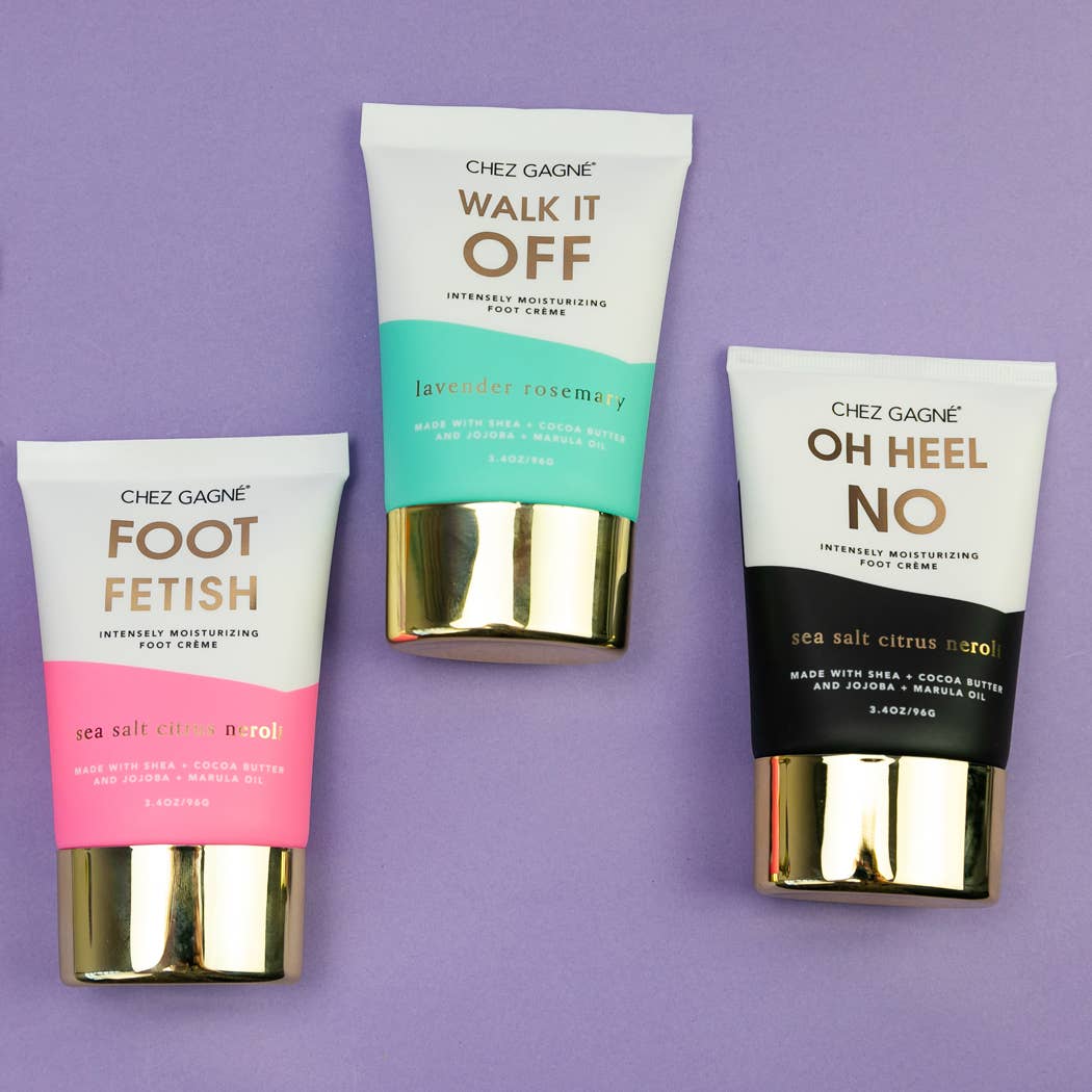 Oh Heel No - Clean + Foot Crème - Sea Salt Citrus + Neroli - 3.4oz