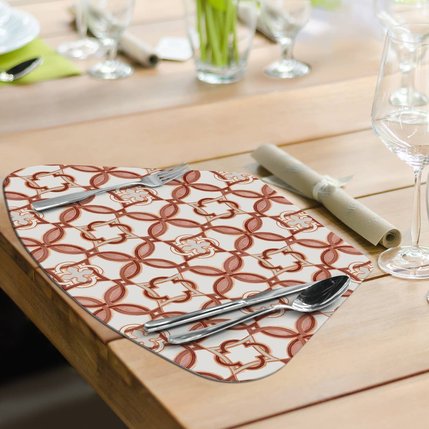 Medallion Wedge Reversible Flexible Placemat
