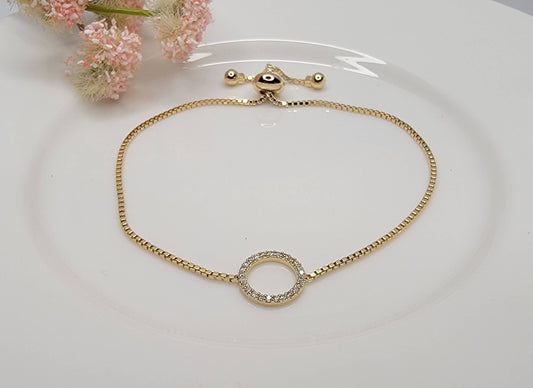 SLIDE BRACELET SMALL CIRCLE