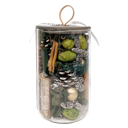 Botanical Holiday Forest Potpourri  in Jar