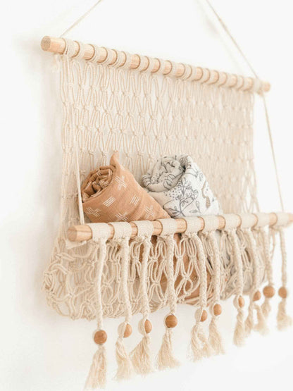 Crane Baby - Willow Wall Storage Bin Décor