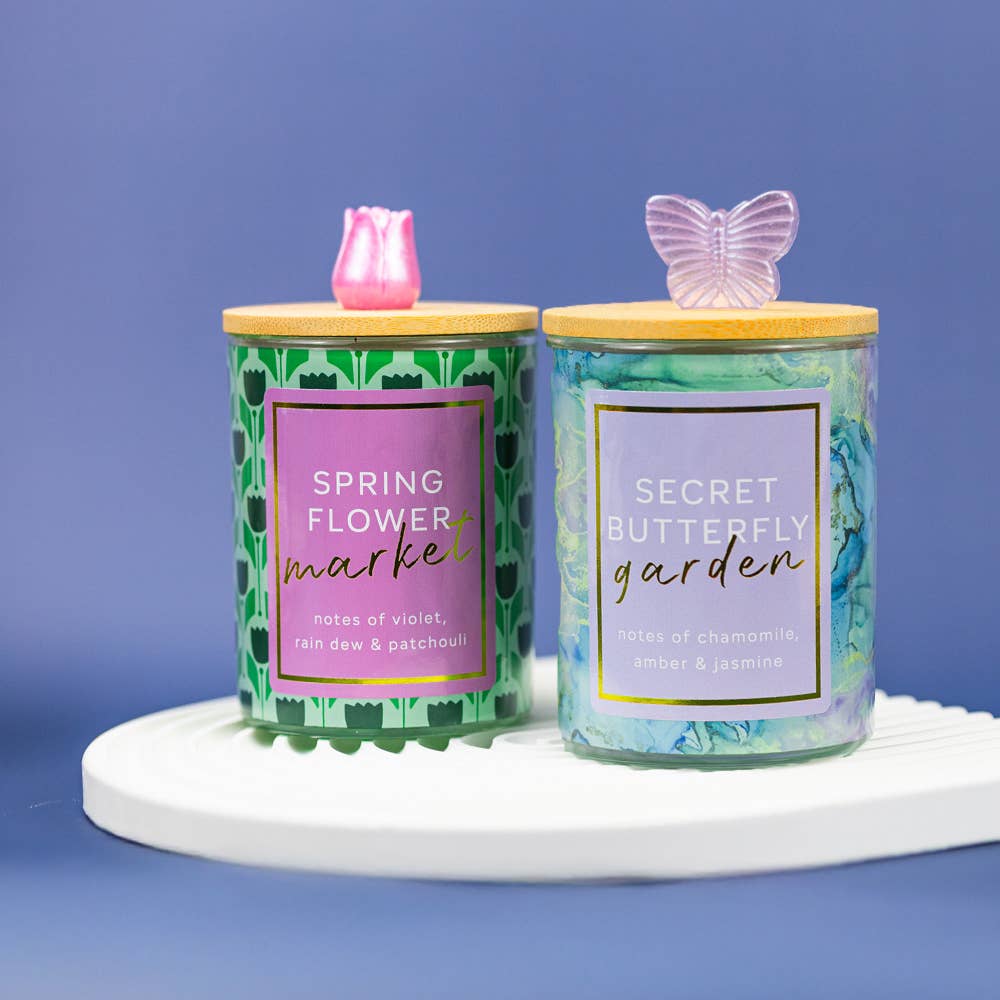 Spring Flower Market – 10oz Scented Spring Gift Candle
