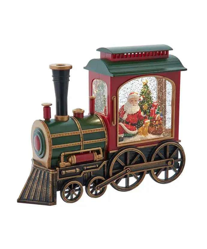 7.625" BO LED Santa Train W/Spin Water