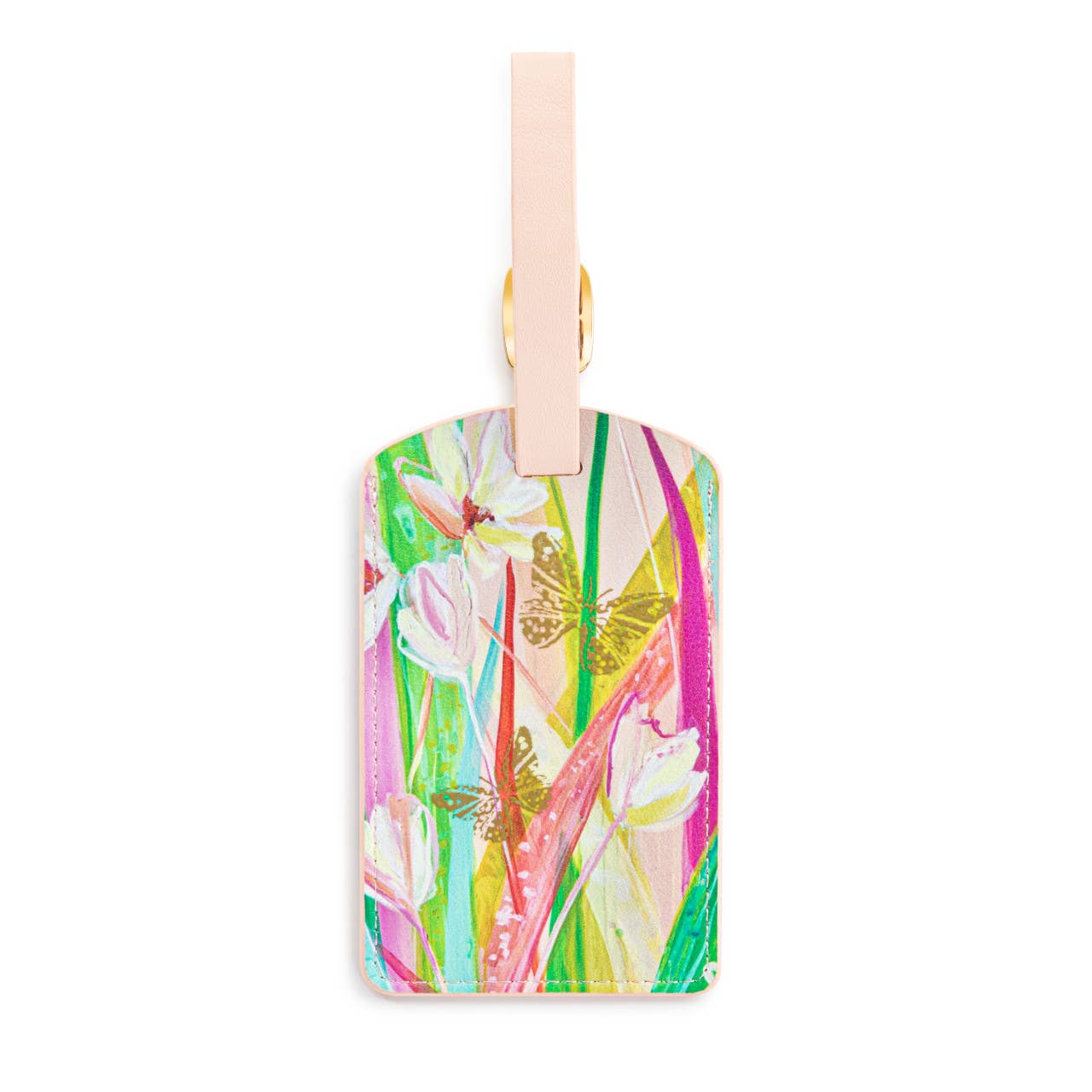 Floral Luggage Tag