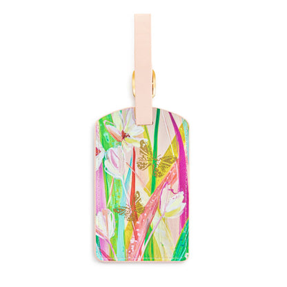 Floral Luggage Tag