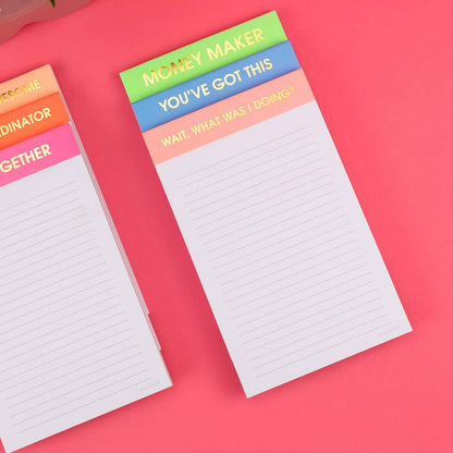 Chez Gagné - Wait, What Was I Doing? - Lined Notepad - Coral Pink - 65 perforated pages - 5x8