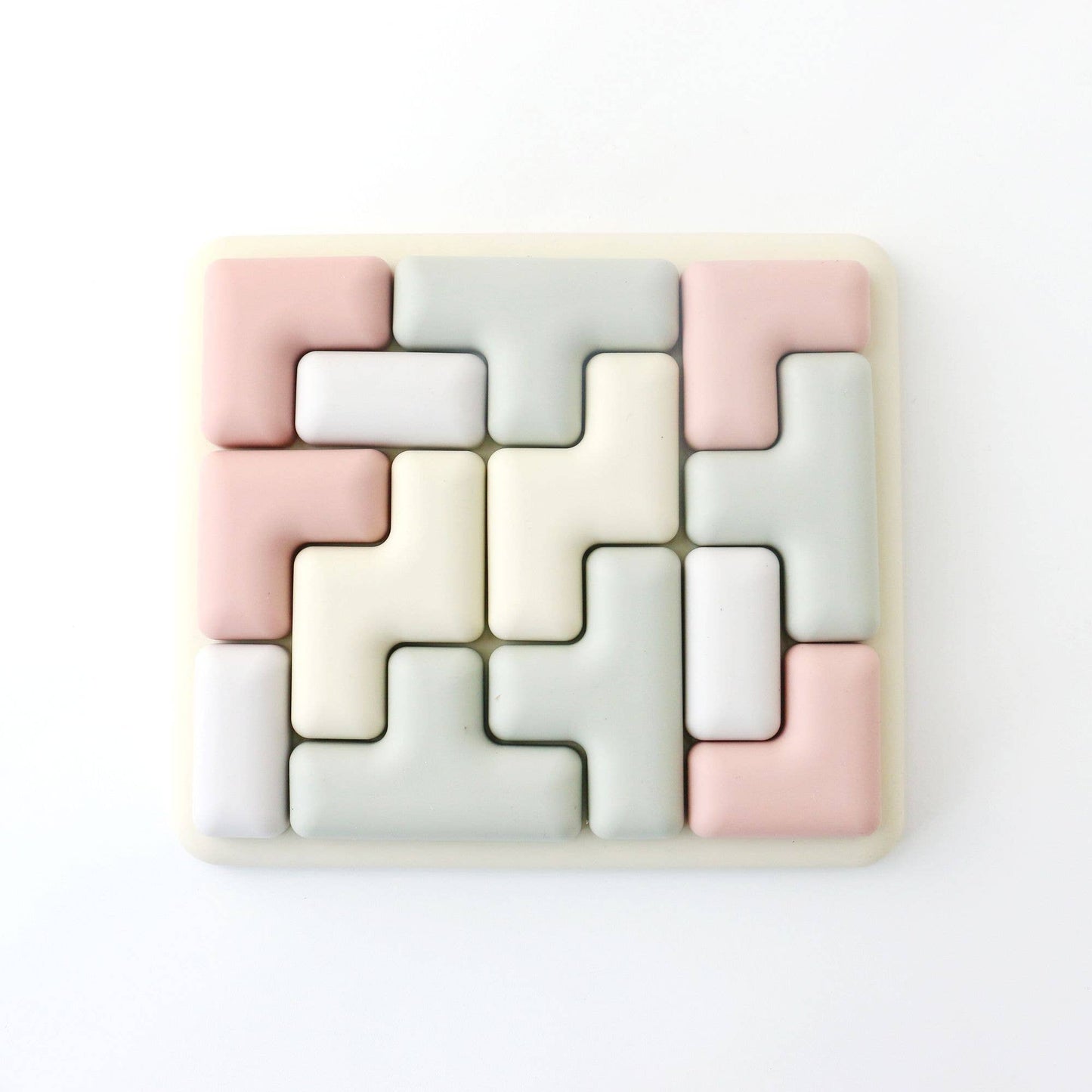 Pentomino Silicone Puzzle – Montessori Shape & Logic Toy