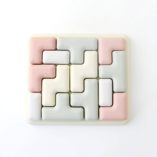 Pentomino Silicone Puzzle – Montessori Shape & Logic Toy