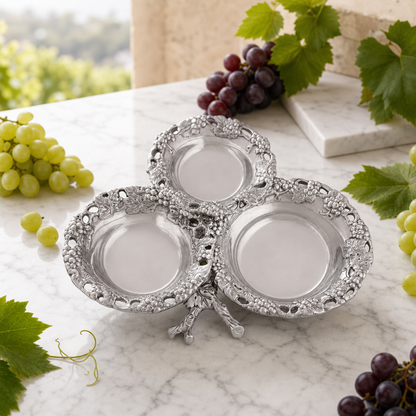 Grape 3-Tiered Bowl