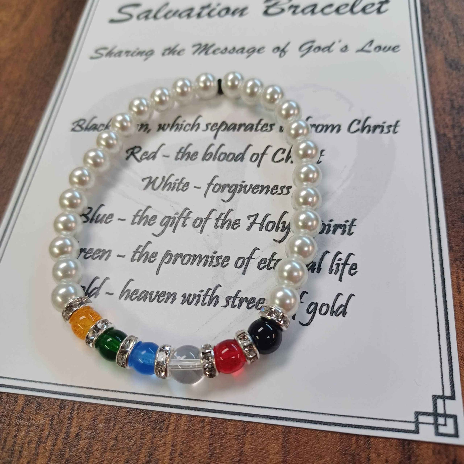 Pearl Salvation Stretch Bracelet