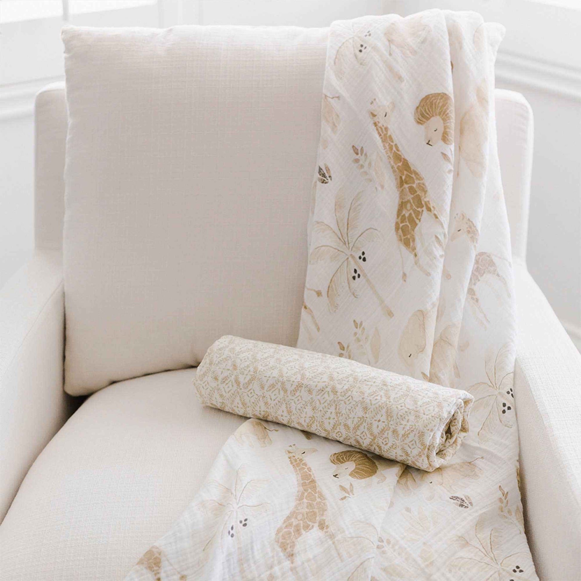 Crane Baby - Kendi 2-Pc. Swaddle Wraps