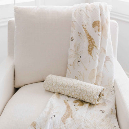 Crane Baby - Kendi 2-Pc. Swaddle Wraps