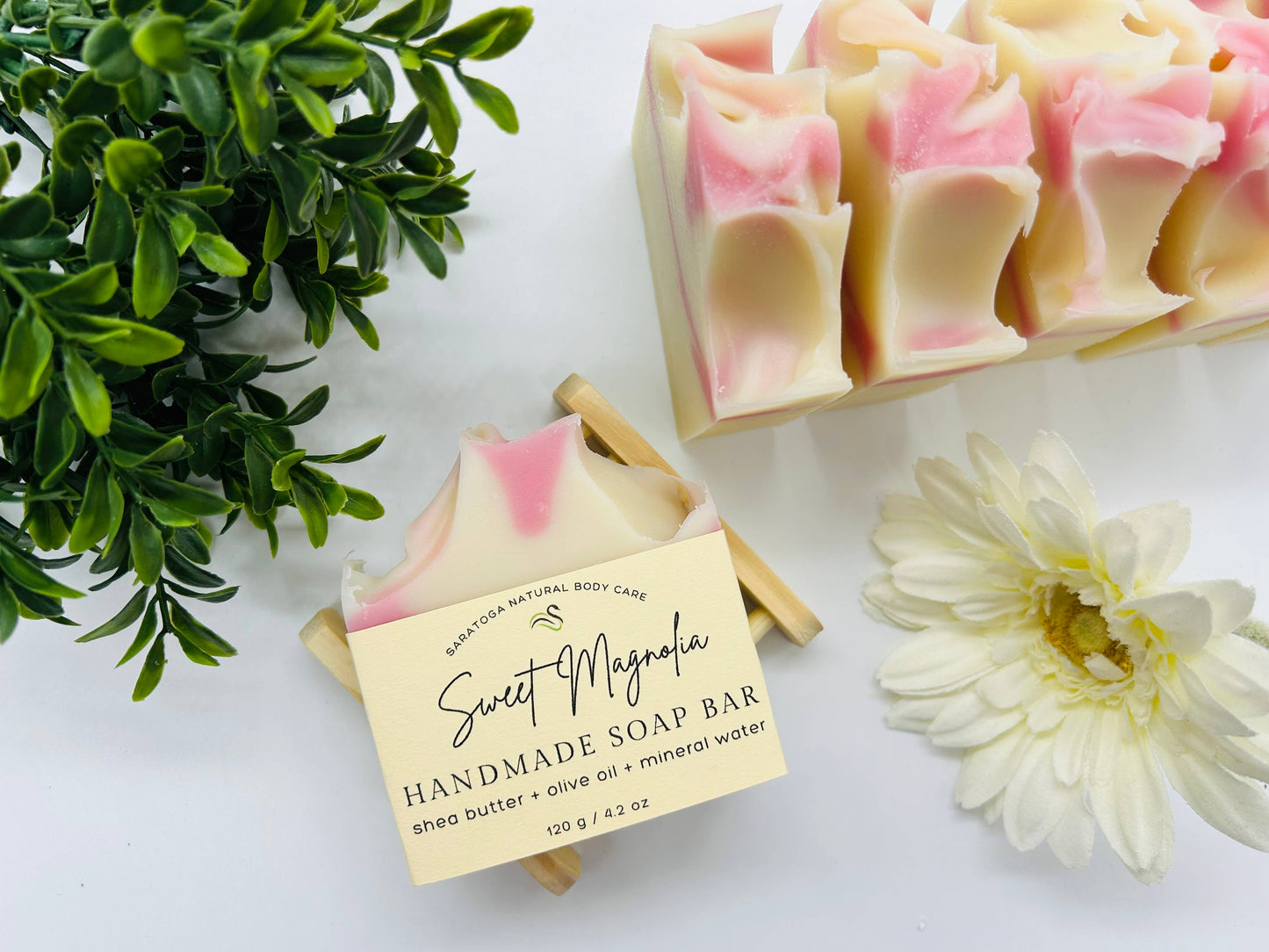 Jabón artesanal Sweet Magnolia VEGANO PROCESO EN FRÍO