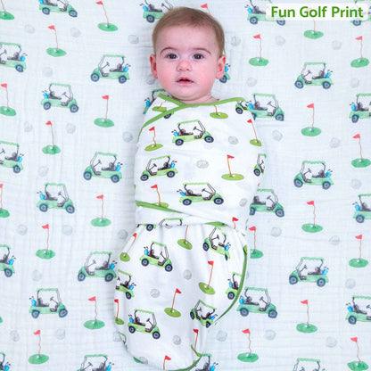LollyBanks - Golf A Round Swaddle Sack-New