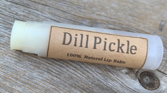 Bálsamo labial natural de pepinillo eneldo