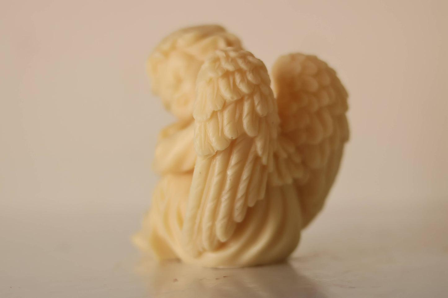 Cherub Baby Candle 4x4in - Angels