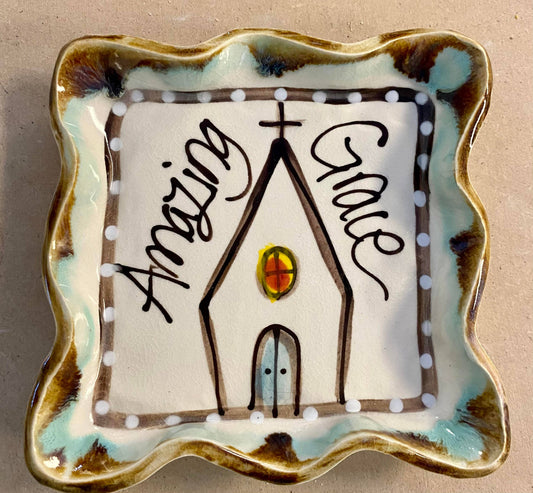 Candle Plate ( Amazing Grace)