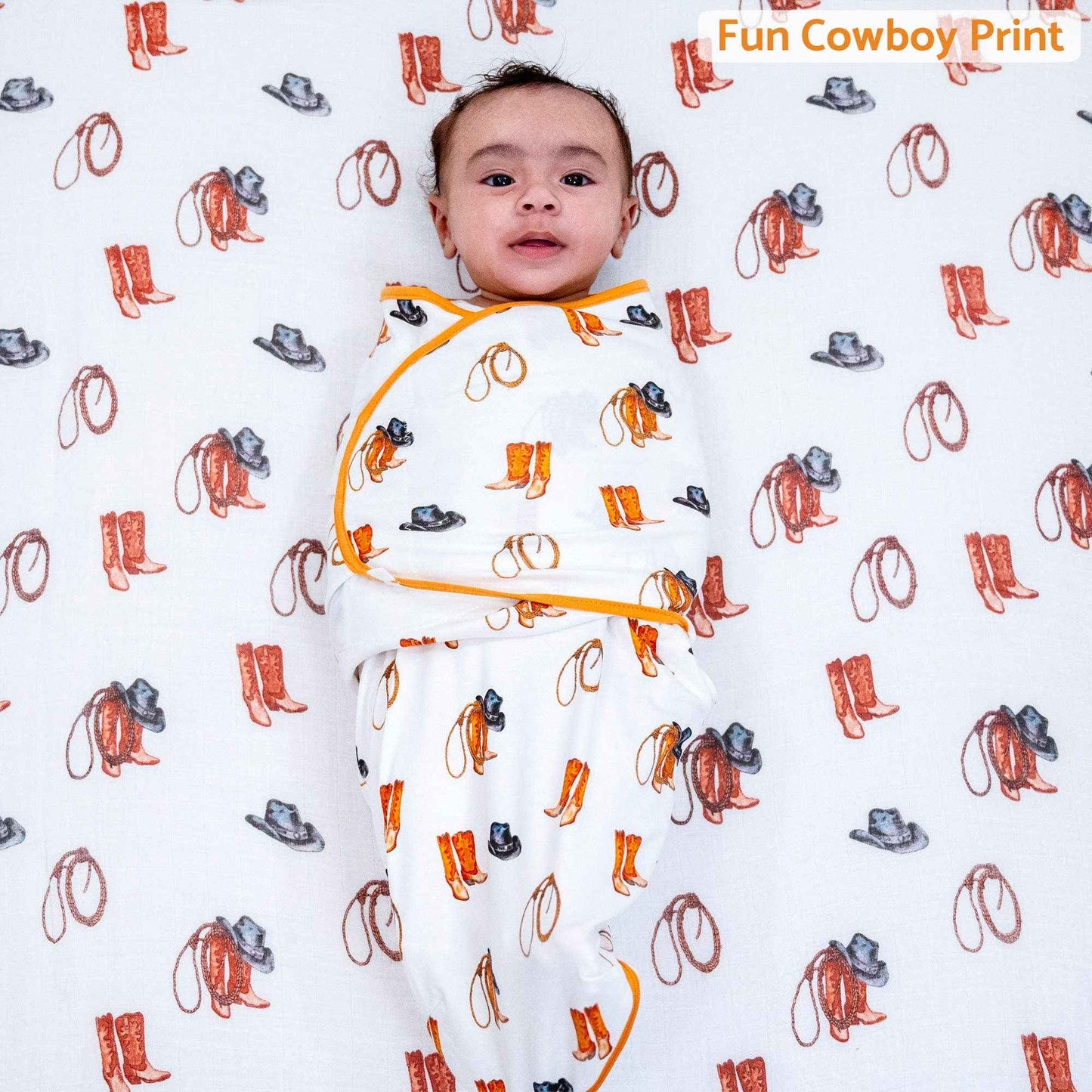 LollyBanks - Life is Better in Boots Swaddle Sack-New