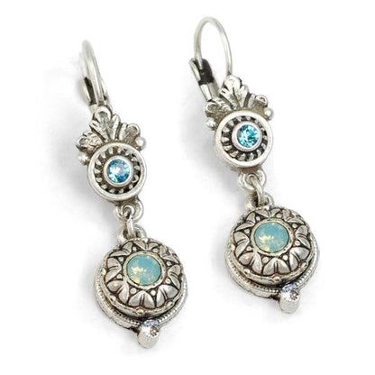 Joyería Sweet Romance - Pendientes victorianos con roseta E1172