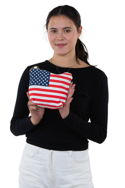 COMECO INC - American Flag Crossbody Bag