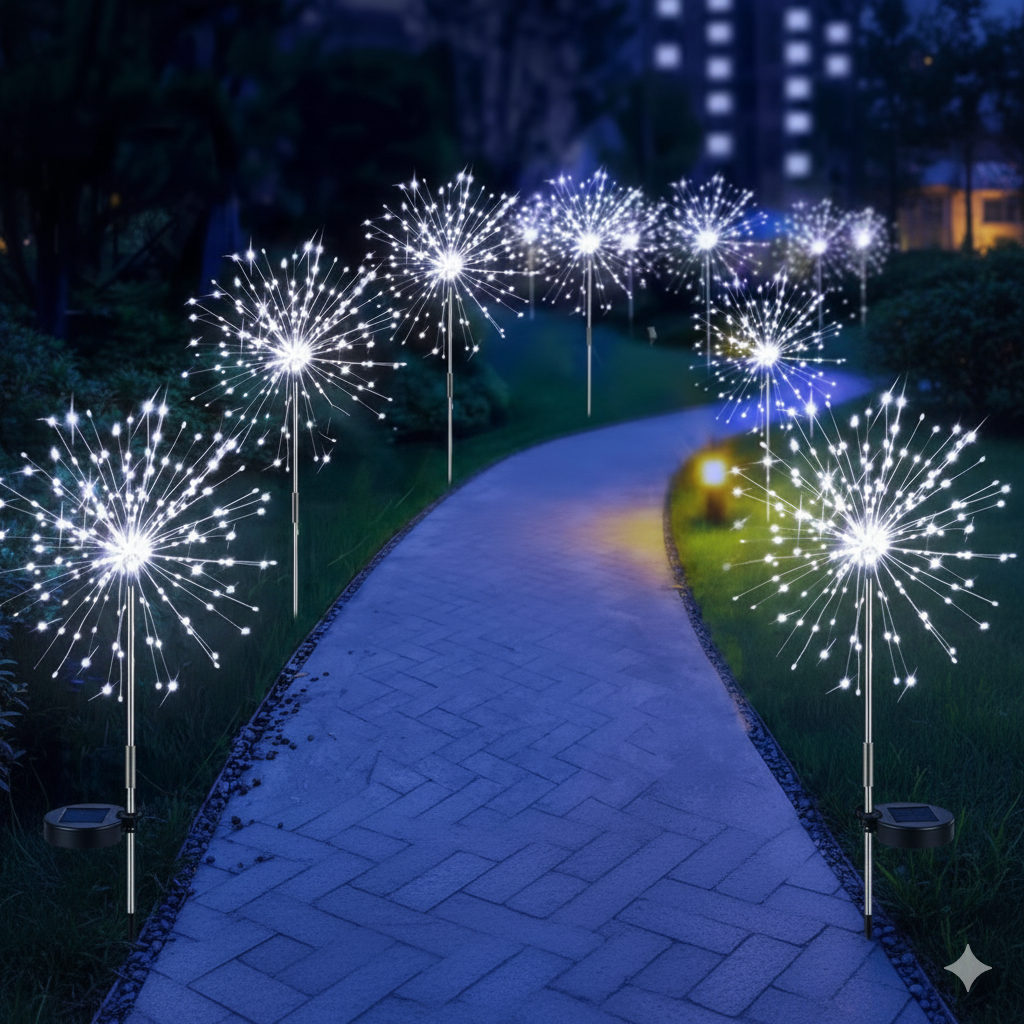 Solar Firework Garden Lights – Outdoor LED Decor