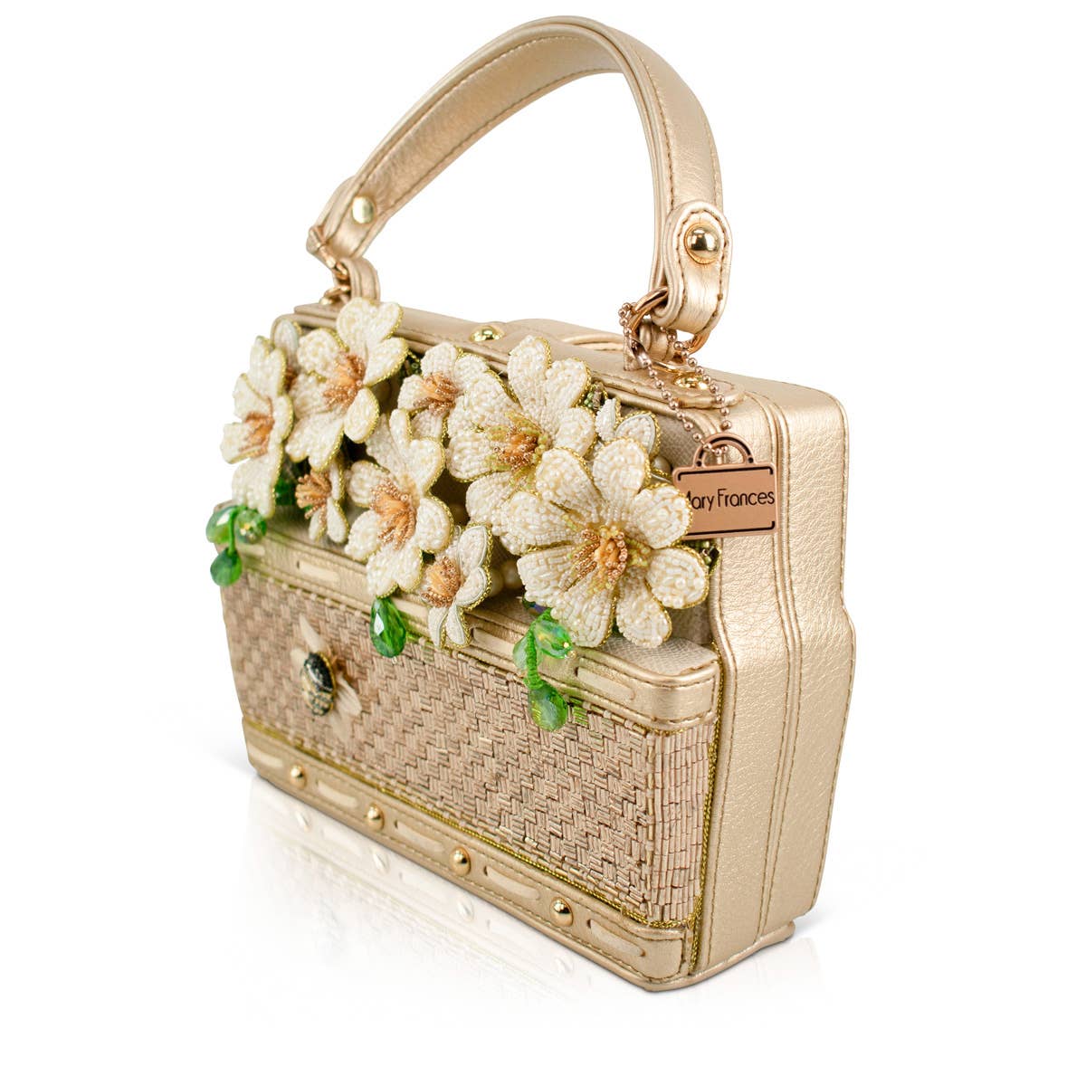 Mary Frances Accessories - Basket of Sunshine Beaded Daisy and Bee