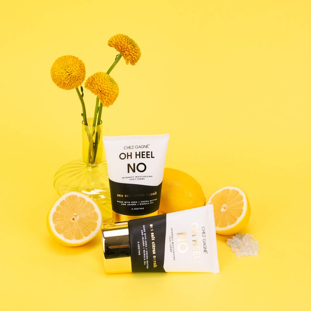Oh Heel No - Clean + Foot Crème - Sea Salt Citrus + Neroli - 3.4oz