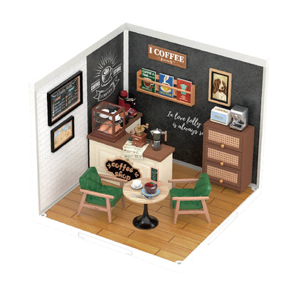 Hands Craft - DIY Miniature House Kit: Breezy Time Cafe