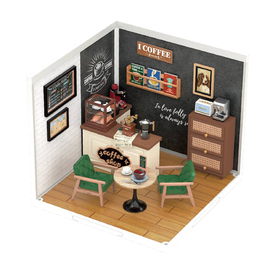 Hands Craft - DIY Miniature House Kit: Breezy Time Cafe