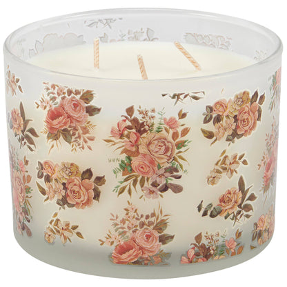 Cabbage Rose Candle