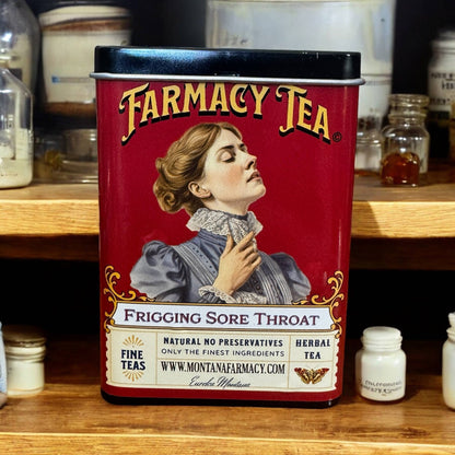 Frigging Throat Tea Soothing Tasty Tea Tin pocket/ travel